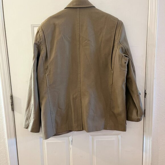 Duluth Trading Co Men Tan Duluth Flex CanvasFire House Presentation Jacket Sz Xl - Picture 8 of 11